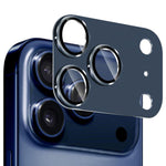 Película de vidro temperado com textura CD em liga de alumínio ENKAY para proteção da lente, para iPhone 17 Pro Max, para iPhone 17 Pro