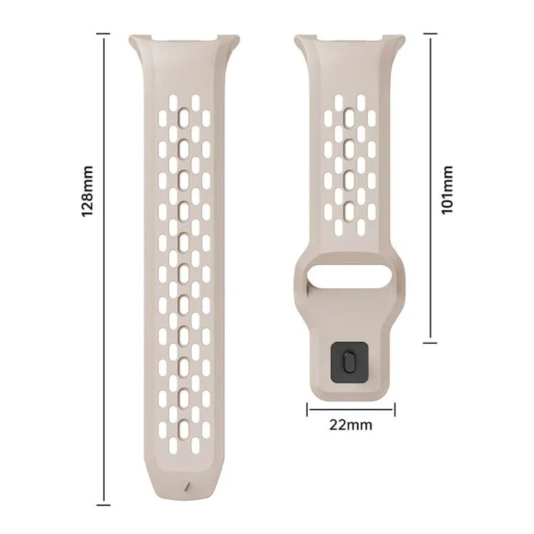 Correia de Silicone com Bisel de Velocidade e Fivela Reversa Preta, Para Samsung Galaxy Watch8 44mm, Para Samsung Galaxy Watch8 40mm