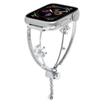 Pulseira de Relógio com Pulseira de Zircónio e Borboleta Incrustada em Cobre, Para Apple Watch 46mm / 49mm / 45mm / 44mm, Para Apple Watch 42mm / 41mm / 40mm / 38mm