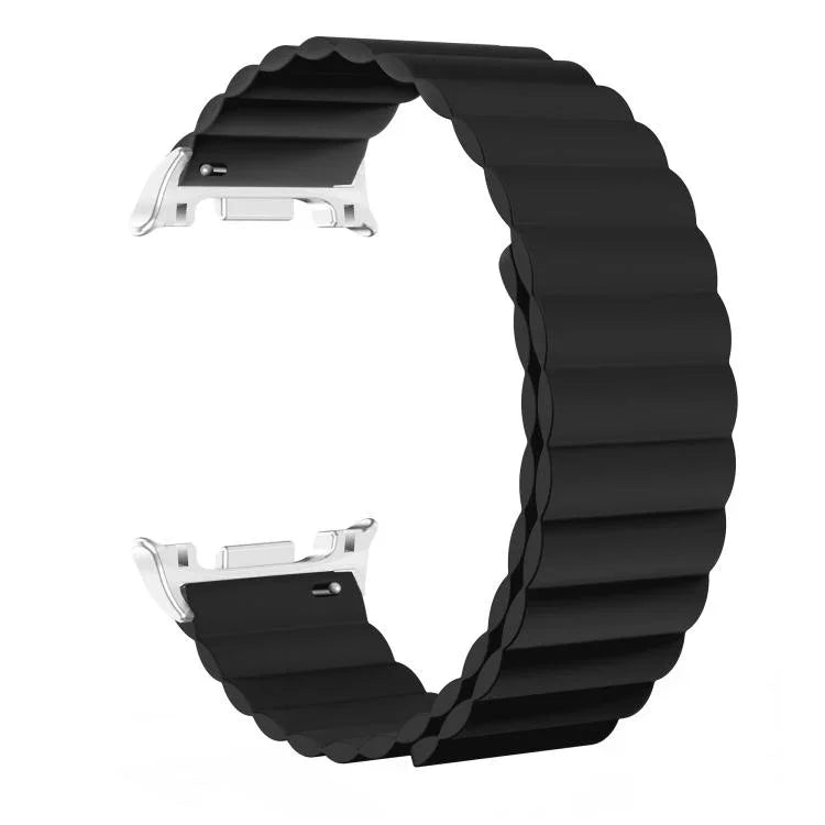 Correia Magnética de Silicone, Para Samsung Galaxy Watch8 / Watch8 Classic