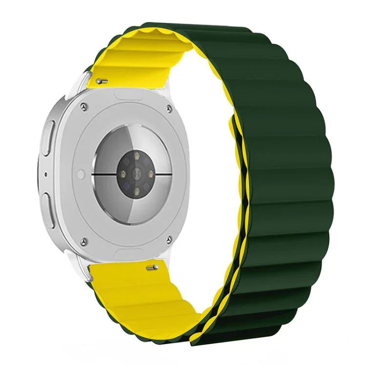 Correia Magnética de Silicone, Para Samsung Galaxy Watch8 / Watch8 Classic