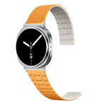 Correia Magnética de Silicone com Duas Cores, Para Samsung Galaxy Watch8 / Watch8 Classic