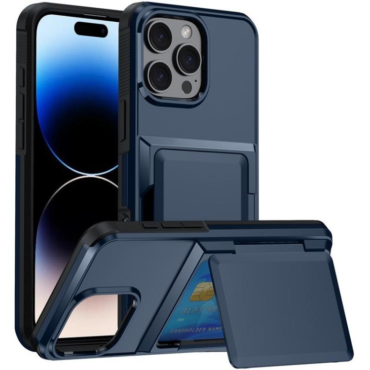 Capa para telemóvel Kalebol com carteira de cartão dobrável e proteção contra choques, para iPhone 17 Pro Max, para iPhone 17 Pro, para iPhone 17, para iPhone Air, para iPhone 16 Pro Max, para iPhone 16 Pro, para iPhone 16 Plus, para iPhone 16