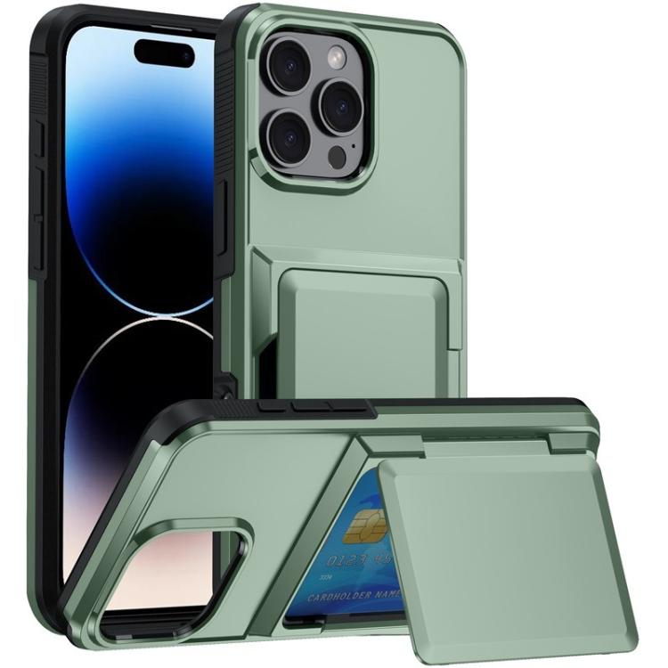 Capa para telemóvel Kalebol com carteira de cartão dobrável e proteção contra choques, para iPhone 17 Pro Max, para iPhone 17 Pro, para iPhone 17, para iPhone Air, para iPhone 16 Pro Max, para iPhone 16 Pro, para iPhone 16 Plus, para iPhone 16