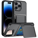 Capa para telemóvel Kalebol com carteira de cartão dobrável e proteção contra choques, para iPhone 17 Pro Max, para iPhone 17 Pro, para iPhone 17, para iPhone Air, para iPhone 16 Pro Max, para iPhone 16 Pro, para iPhone 16 Plus, para iPhone 16