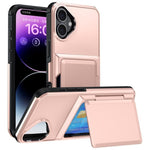 Capa para telemóvel Kalebol com carteira de cartão dobrável e proteção contra choques, para iPhone 17 Pro Max, para iPhone 17 Pro, para iPhone 17, para iPhone Air, para iPhone 16 Pro Max, para iPhone 16 Pro, para iPhone 16 Plus, para iPhone 16
