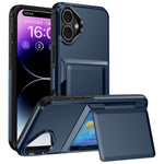 Capa para telemóvel Kalebol com carteira de cartão dobrável e proteção contra choques, para iPhone 17 Pro Max, para iPhone 17 Pro, para iPhone 17, para iPhone Air, para iPhone 16 Pro Max, para iPhone 16 Pro, para iPhone 16 Plus, para iPhone 16