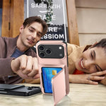 Capa para telemóvel Kalebol com carteira de cartão dobrável e proteção contra choques, para iPhone 17 Pro Max, para iPhone 17 Pro, para iPhone 17, para iPhone Air, para iPhone 16 Pro Max, para iPhone 16 Pro, para iPhone 16 Plus, para iPhone 16