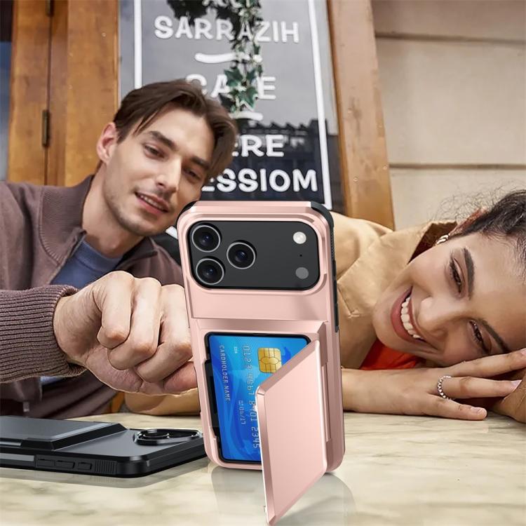 Capa para telemóvel Kalebol com carteira de cartão dobrável e proteção contra choques, para iPhone 17 Pro Max, para iPhone 17 Pro, para iPhone 17, para iPhone Air, para iPhone 16 Pro Max, para iPhone 16 Pro, para iPhone 16 Plus, para iPhone 16
