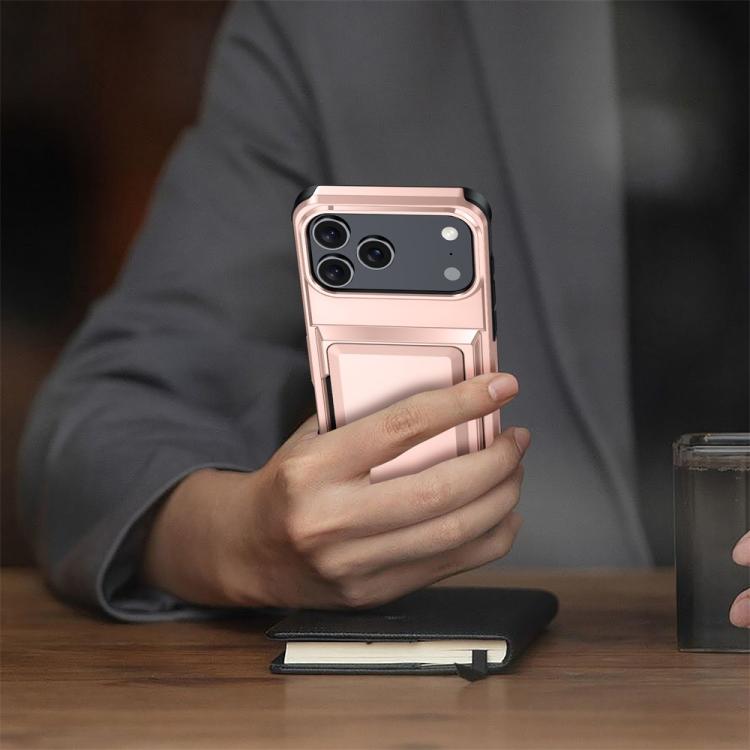 Capa para telemóvel Kalebol com carteira de cartão dobrável e proteção contra choques, para iPhone 17 Pro Max, para iPhone 17 Pro, para iPhone 17, para iPhone Air, para iPhone 16 Pro Max, para iPhone 16 Pro, para iPhone 16 Plus, para iPhone 16