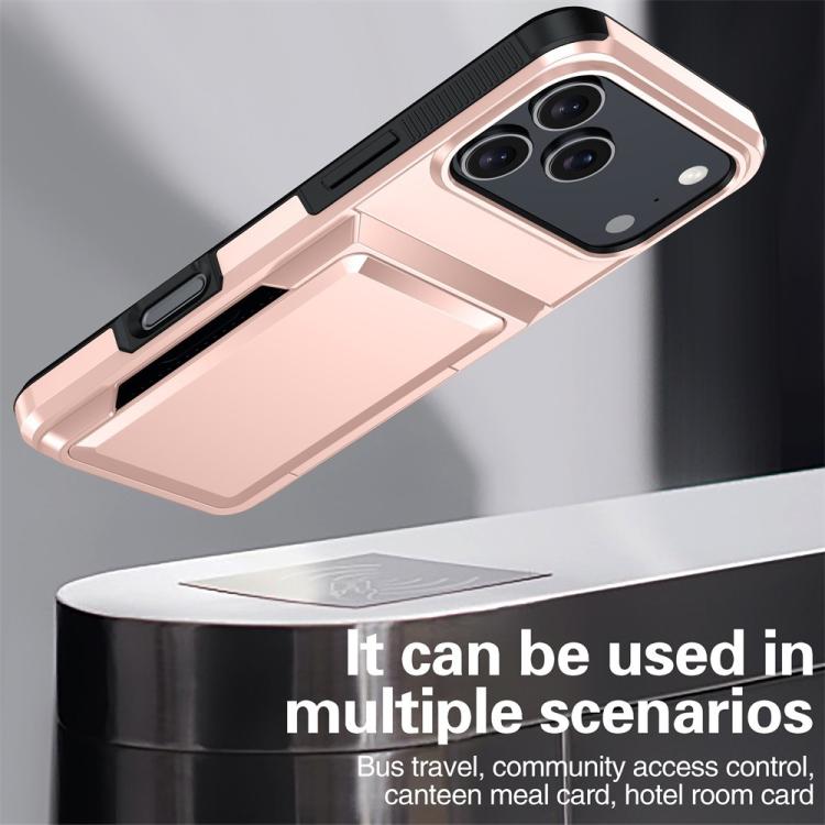Capa para telemóvel Kalebol com carteira de cartão dobrável e proteção contra choques, para iPhone 17 Pro Max, para iPhone 17 Pro, para iPhone 17, para iPhone Air, para iPhone 16 Pro Max, para iPhone 16 Pro, para iPhone 16 Plus, para iPhone 16
