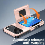 Capa para telemóvel Kalebol com carteira de cartão dobrável e proteção contra choques, para iPhone 17 Pro Max, para iPhone 17 Pro, para iPhone 17, para iPhone Air, para iPhone 16 Pro Max, para iPhone 16 Pro, para iPhone 16 Plus, para iPhone 16