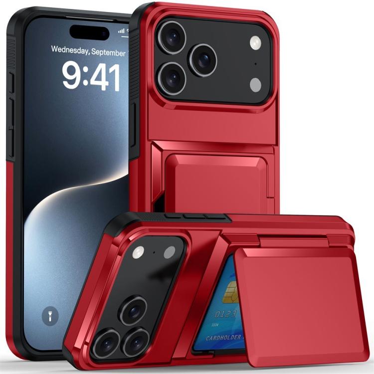 Capa para telemóvel Kalebol com carteira de cartão dobrável e proteção contra choques, para iPhone 17 Pro Max, para iPhone 17 Pro, para iPhone 17, para iPhone Air, para iPhone 16 Pro Max, para iPhone 16 Pro, para iPhone 16 Plus, para iPhone 16