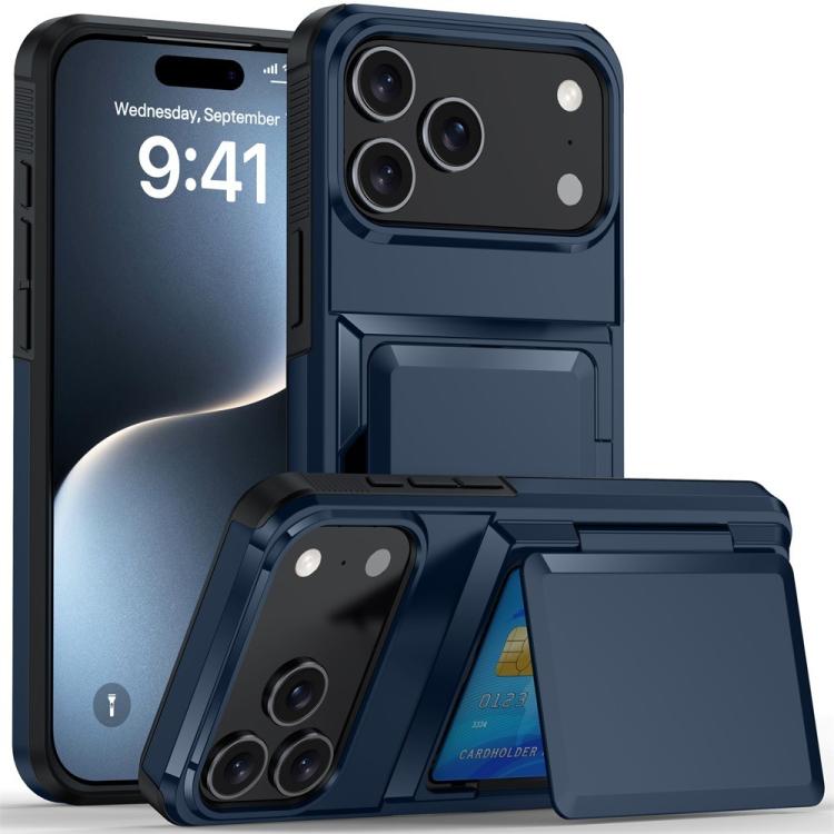 Capa para telemóvel Kalebol com carteira de cartão dobrável e proteção contra choques, para iPhone 17 Pro Max, para iPhone 17 Pro, para iPhone 17, para iPhone Air, para iPhone 16 Pro Max, para iPhone 16 Pro, para iPhone 16 Plus, para iPhone 16