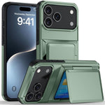 Capa para telemóvel Kalebol com carteira de cartão dobrável e proteção contra choques, para iPhone 17 Pro Max, para iPhone 17 Pro, para iPhone 17, para iPhone Air, para iPhone 16 Pro Max, para iPhone 16 Pro, para iPhone 16 Plus, para iPhone 16