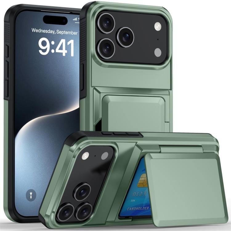 Capa para telemóvel Kalebol com carteira de cartão dobrável e proteção contra choques, para iPhone 17 Pro Max, para iPhone 17 Pro, para iPhone 17, para iPhone Air, para iPhone 16 Pro Max, para iPhone 16 Pro, para iPhone 16 Plus, para iPhone 16