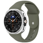 Reverse Buckle Silicone Watch Band, For Samsung Galaxy Watch8 / Watch8 Classic