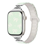 Correia de Relógio em Silicone Magnético com Laço para Cintura Pequena, Para Apple Watch 46mm / 49mm / 45mm / 44mm, Para Apple Watch 42mm / 41mm / 40mm / 38mm