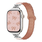 Correia de Relógio em Silicone Magnético com Laço para Cintura Pequena, Para Apple Watch 46mm / 49mm / 45mm / 44mm, Para Apple Watch 42mm / 41mm / 40mm / 38mm