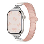 Correia de Relógio em Silicone Magnético com Laço para Cintura Pequena, Para Apple Watch 46mm / 49mm / 45mm / 44mm, Para Apple Watch 42mm / 41mm / 40mm / 38mm