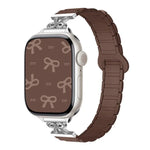 Correia de Relógio em Silicone Magnético com Laço para Cintura Pequena, Para Apple Watch 46mm / 49mm / 45mm / 44mm, Para Apple Watch 42mm / 41mm / 40mm / 38mm