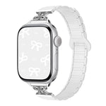 Correia de Relógio em Silicone Magnético com Laço para Cintura Pequena, Para Apple Watch 46mm / 49mm / 45mm / 44mm, Para Apple Watch 42mm / 41mm / 40mm / 38mm
