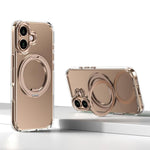 Capa para telemóvel Kalebol com suporte magnético rotativo MagSafe, para iPhone 17 Pro Max, para iPhone 17 Pro, para iPhone 17, para iPhone Air, para iPhone 16 Pro Max, para iPhone 16 Pro, para iPhone 16 Plus, para iPhone 16