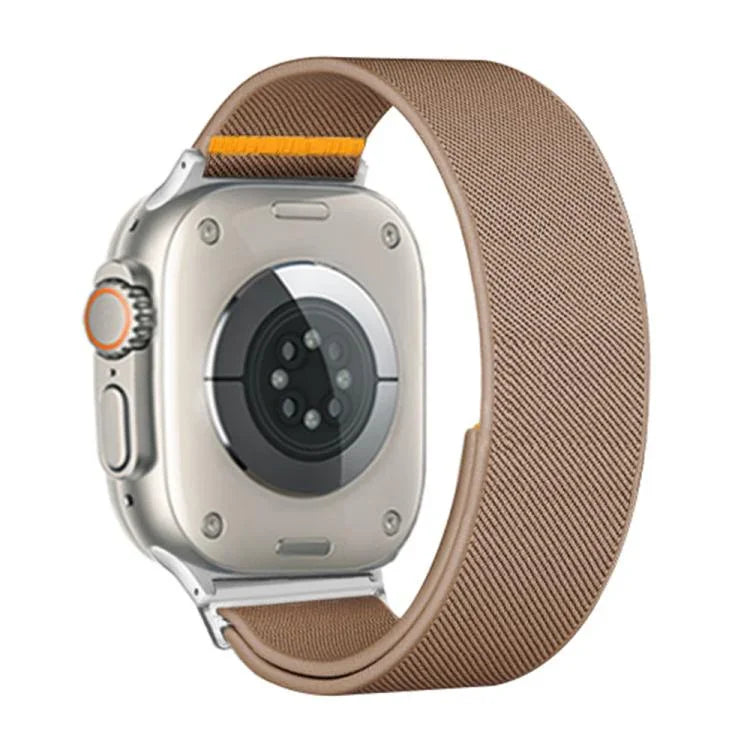 Correia de Relógio em Nylon Elástico com Laço Único Ajustável, Para Apple Watch 46mm / 49mm / 45mm / 44mm, Para Apple Watch 42mm / 41mm / 40mm / 38mm