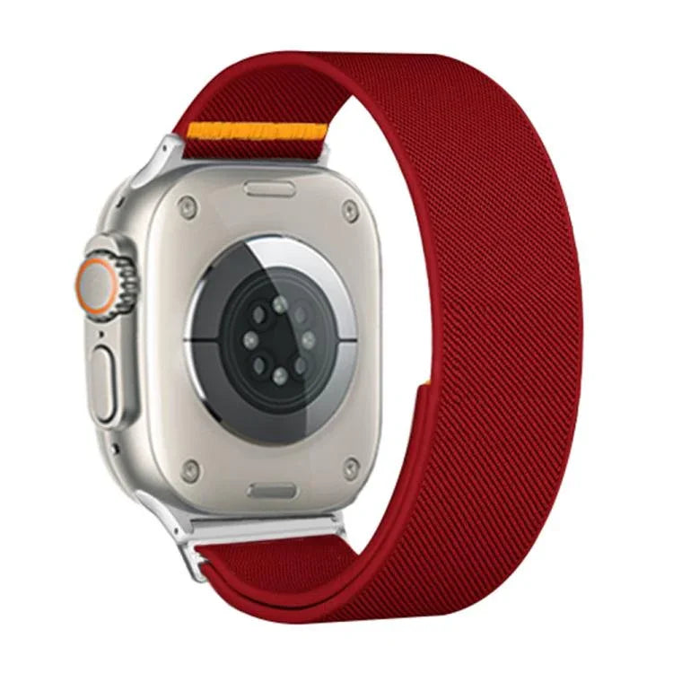 Correia de Relógio em Nylon Elástico com Laço Único Ajustável, Para Apple Watch 46mm / 49mm / 45mm / 44mm, Para Apple Watch 42mm / 41mm / 40mm / 38mm