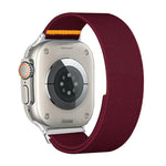 Correia de Relógio em Nylon Elástico com Laço Único Ajustável, Para Apple Watch 46mm / 49mm / 45mm / 44mm, Para Apple Watch 42mm / 41mm / 40mm / 38mm