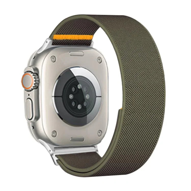 Correia de Relógio em Nylon Elástico com Laço Único Ajustável, Para Apple Watch 46mm / 49mm / 45mm / 44mm, Para Apple Watch 42mm / 41mm / 40mm / 38mm