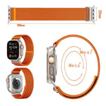 Correia de Relógio em Nylon Elástico com Laço Único Ajustável, Para Apple Watch 46mm / 49mm / 45mm / 44mm, Para Apple Watch 42mm / 41mm / 40mm / 38mm