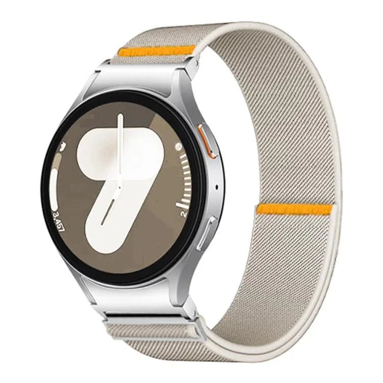 Correia Ajustável de Nylon Elástico com Laço Único, Para Samsung Galaxy Watch FE / 7 / 6 / 5 / 4