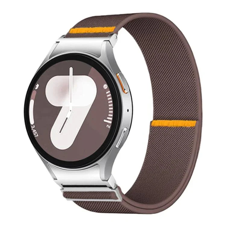 Correia Ajustável de Nylon Elástico com Laço Único, Para Samsung Galaxy Watch FE / 7 / 6 / 5 / 4