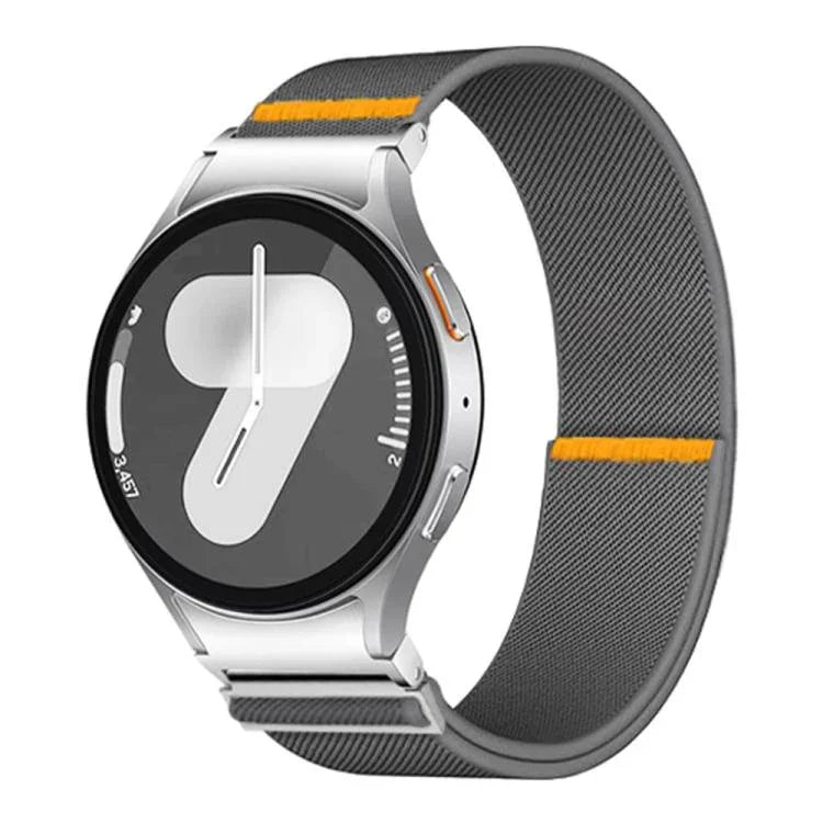 Correia Ajustável de Nylon Elástico com Laço Único, Para Samsung Galaxy Watch FE / 7 / 6 / 5 / 4