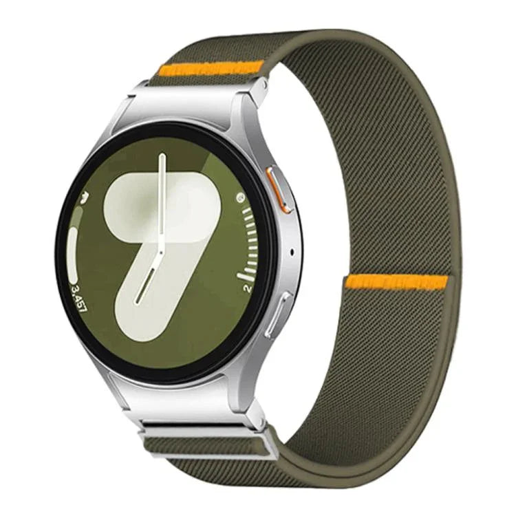 Correia Ajustável de Nylon Elástico com Laço Único, Para Samsung Galaxy Watch FE / 7 / 6 / 5 / 4