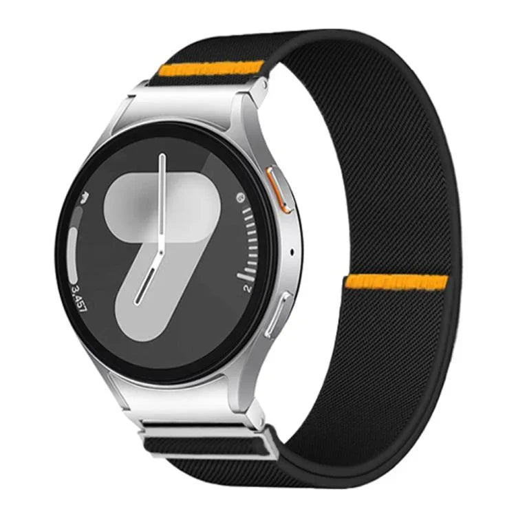 Correia Ajustável de Nylon Elástico com Laço Único, Para Samsung Galaxy Watch FE / 7 / 6 / 5 / 4