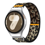 Correia Ajustável de Nylon Elástico com Laço Único, Para Samsung Galaxy Watch FE / 7 / 6 / 5 / 4