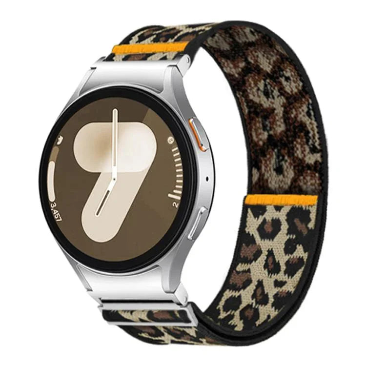 Correia Ajustável de Nylon Elástico com Laço Único, Para Samsung Galaxy Watch FE / 7 / 6 / 5 / 4