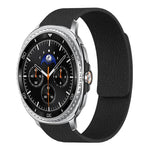 Pulseira de relógio em silicone magnético macio com textura de lichia, Para Samsung Galaxy Watch Ultra 47mm / Ultra 2025, Para Samsung Galaxy Watch8 / 8 Classic