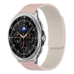 Pulseira de relógio em silicone magnético macio com textura de lichia, Para Samsung Galaxy Watch Ultra 47mm / Ultra 2025, Para Samsung Galaxy Watch8 / 8 Classic