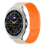 Pulseira de relógio em silicone magnético macio com textura de lichia, Para Samsung Galaxy Watch Ultra 47mm / Ultra 2025, Para Samsung Galaxy Watch8 / 8 Classic