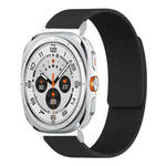 Pulseira de relógio em silicone magnético macio com textura de lichia, Para Samsung Galaxy Watch Ultra 47mm / Ultra 2025, Para Samsung Galaxy Watch8 / 8 Classic