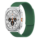 Pulseira de relógio em silicone magnético macio com textura de lichia, Para Samsung Galaxy Watch Ultra 47mm / Ultra 2025, Para Samsung Galaxy Watch8 / 8 Classic