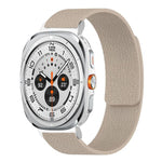 Pulseira de relógio em silicone magnético macio com textura de lichia, Para Samsung Galaxy Watch Ultra 47mm / Ultra 2025, Para Samsung Galaxy Watch8 / 8 Classic