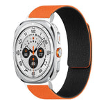 Pulseira de relógio em silicone magnético macio com textura de lichia, Para Samsung Galaxy Watch Ultra 47mm / Ultra 2025, Para Samsung Galaxy Watch8 / 8 Classic