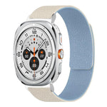 Pulseira de relógio em silicone magnético macio com textura de lichia, Para Samsung Galaxy Watch Ultra 47mm / Ultra 2025, Para Samsung Galaxy Watch8 / 8 Classic