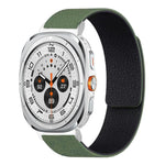 Pulseira de relógio em silicone magnético macio com textura de lichia, Para Samsung Galaxy Watch Ultra 47mm / Ultra 2025, Para Samsung Galaxy Watch8 / 8 Classic