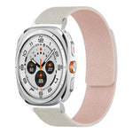 Pulseira de relógio em silicone magnético macio com textura de lichia, Para Samsung Galaxy Watch Ultra 47mm / Ultra 2025, Para Samsung Galaxy Watch8 / 8 Classic