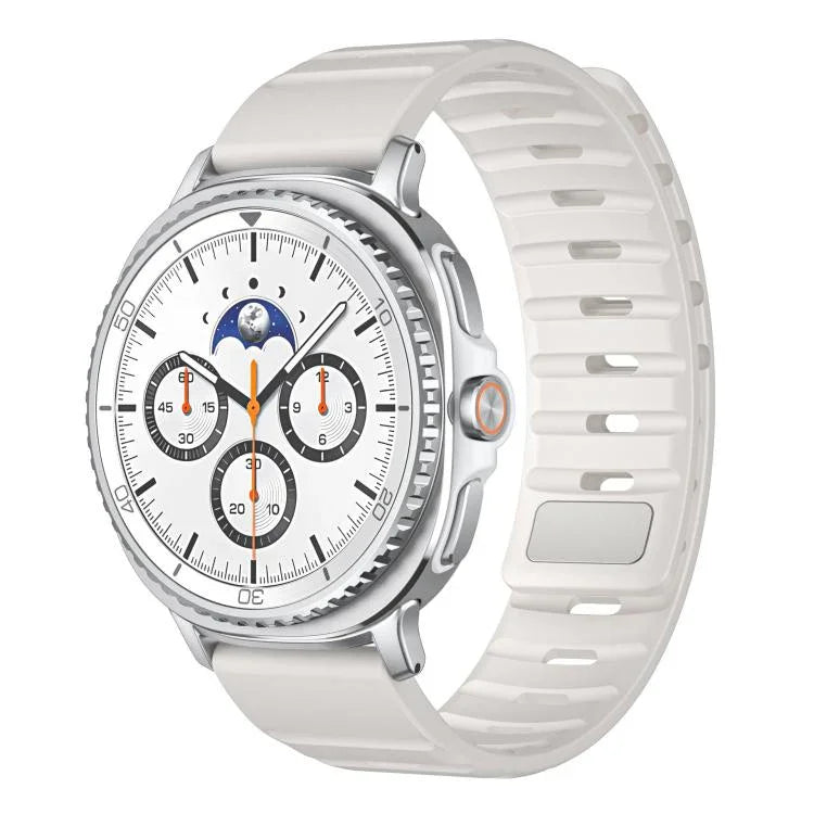 Correia Magnética Norman de Silicone, Para Samsung Galaxy Watch8 / Watch8 Classic